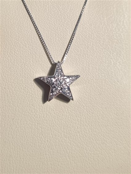 Collier Gilma Gioielleria  Femme in Or Diamante 0.13 Ct COOR-125-286 - COOR-125-286